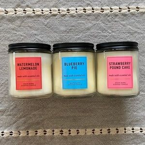 Bath and Body Works Single Wick Candle Bundle NEW